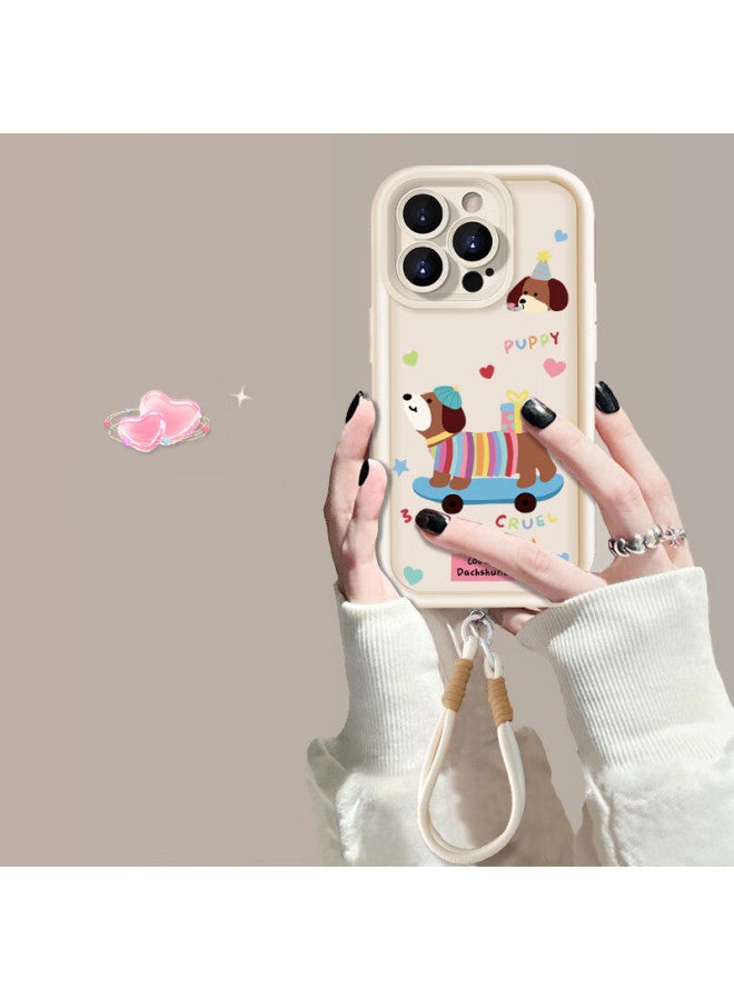 Sehan Shihan Compatible With Apple 16 Pro Phone Case, Iphone 16 Pro Protective Cover, Full Protection, Lens Protection, Shockproof, Trendy, High-end Creative Design, For Men And Women, Protective Case Style, Cute, With Lanyard - Image 1