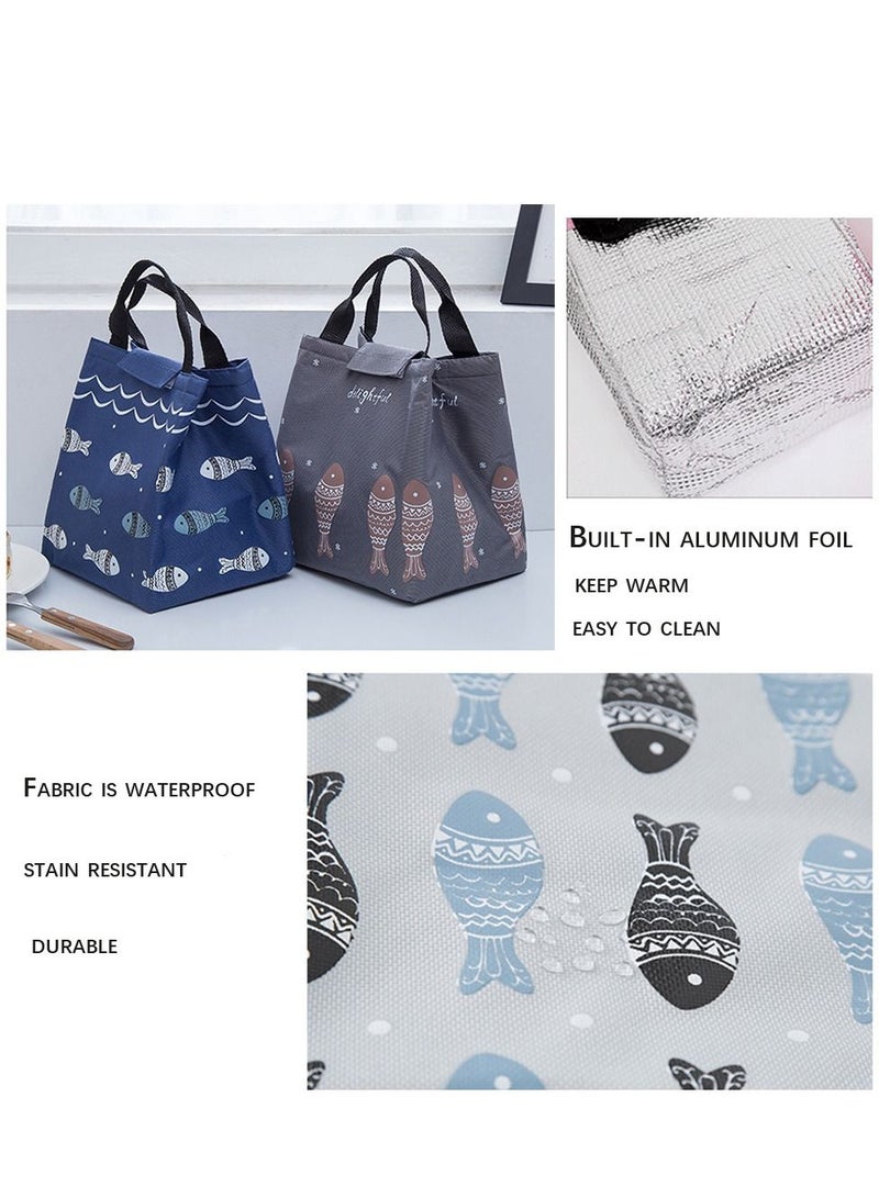 Deo King Oxford Cloth Waterproof Insulation Lunch Box Bag - Image 3