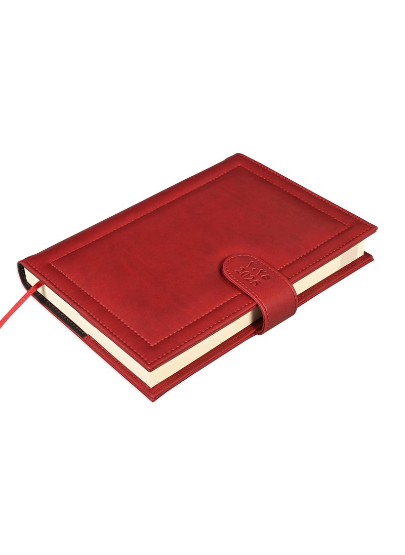 FIS FIS Agenda Diary 2025 (Arabic/English) Maroon - FSDI61025AEMR  - Image 1