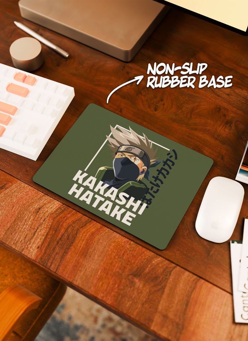 LOUD UNIVERSE Naruto Jar Naruto Non-Slip Rubber Base Mouse Pad Kakashi Hatake Rectangular Desk Mouse Pad shinobi of Konohagakure's Kakashi-Naruto: Shippuden - Image 3