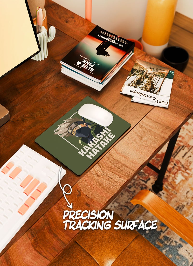 LOUD UNIVERSE Naruto Jar Naruto Non-Slip Rubber Base Mouse Pad Kakashi Hatake Rectangular Desk Mouse Pad shinobi of Konohagakure's Kakashi-Naruto: Shippuden - Image 4