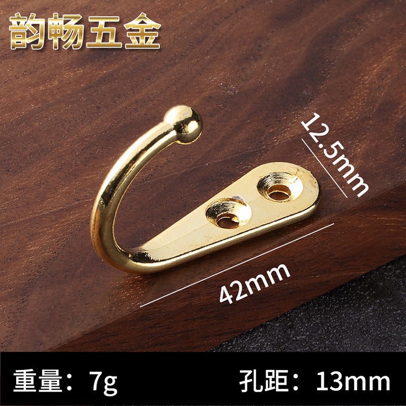 general Zinc Alloy Single Coat Hook Antique Style Wall Mount for Clothes Scarves - Image 1
