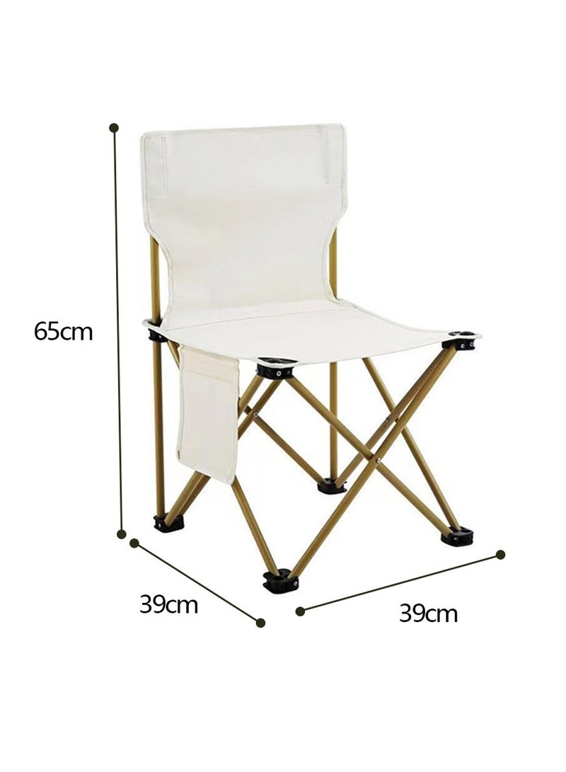Yolu Outdoor Camping Chair Folding Chairs with Carry Bag Lightweight seat Portable Chair for Camping, Hiking,Fishing, Beach, BBQ and Picnics - Image 2