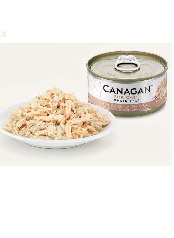 Canagan Chicken with Crab Tin Cat Wet Food 75g - pzsku/ZA6F1948C68E98C25AABAZ/45/_/1661871170/12f285ce-c81f-41a6-a4ff-e44692c799c4