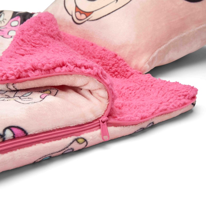 Northwest Minnie Mouse Silk Touch Sherpa Slumber Bag, 27" x 56", Favorite Things - Image 4