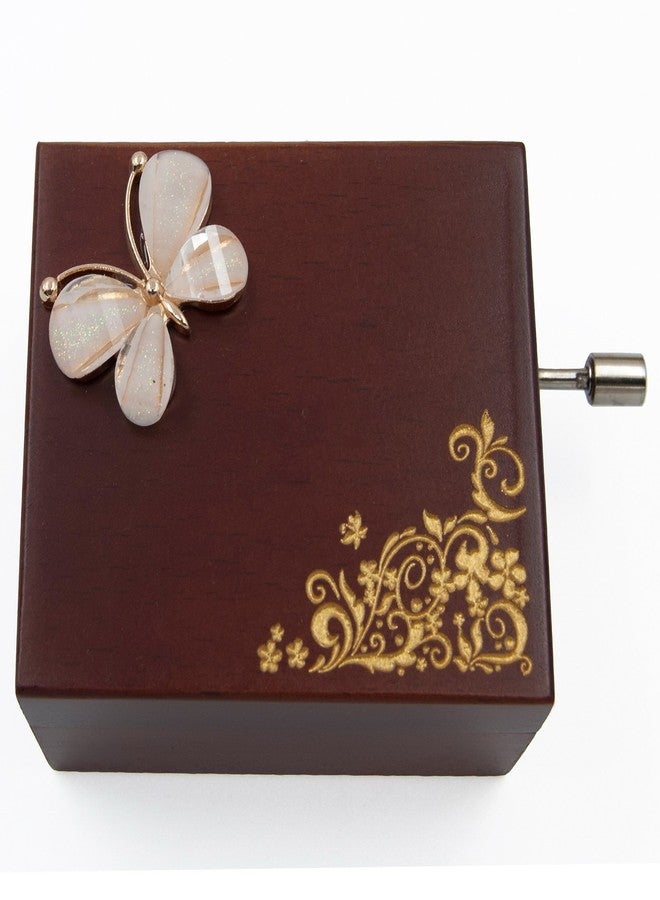 Wingostore Mini Handcrank Music Box Tune of Happy Birthday(Butterfly) - Image 1