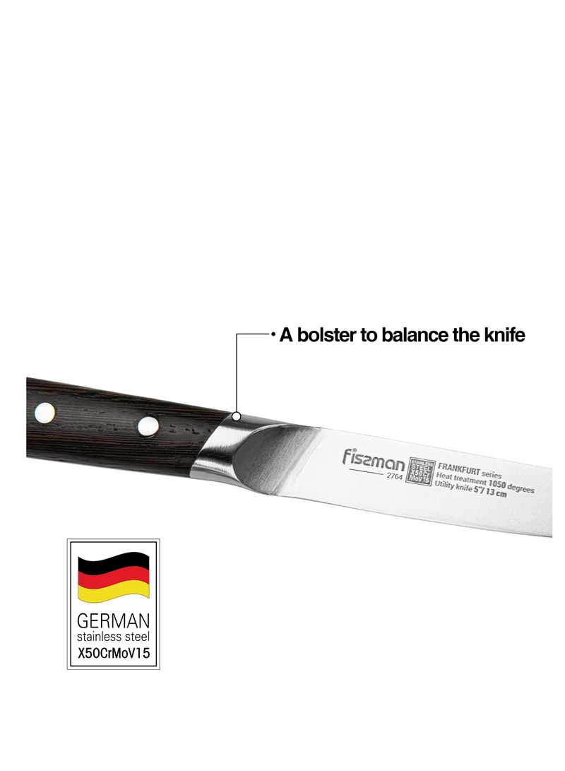 Fissman 5'' inch Utility Knife 5'' Utility Knife FrankFurt Series with Sturdy And Elegant Handle  | Best Price UAE