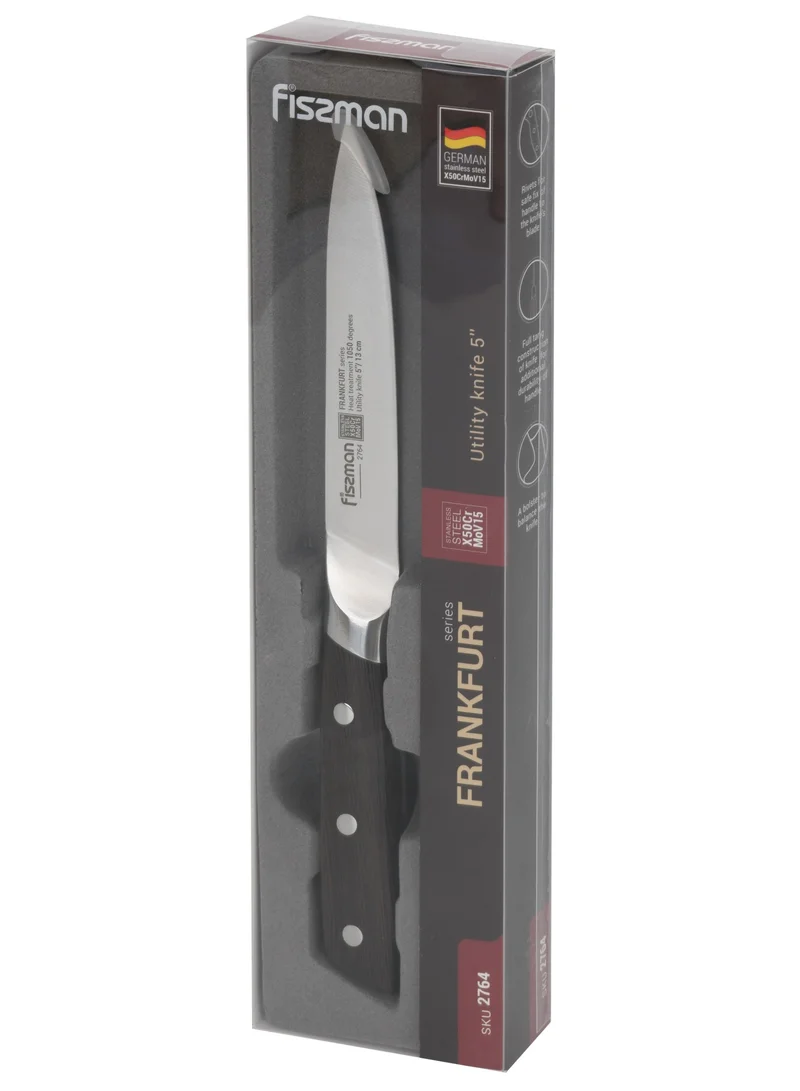 Fissman 5'' inch Utility Knife 5'' Utility Knife FrankFurt Series with Sturdy And Elegant Handle  | Best Price UAE
