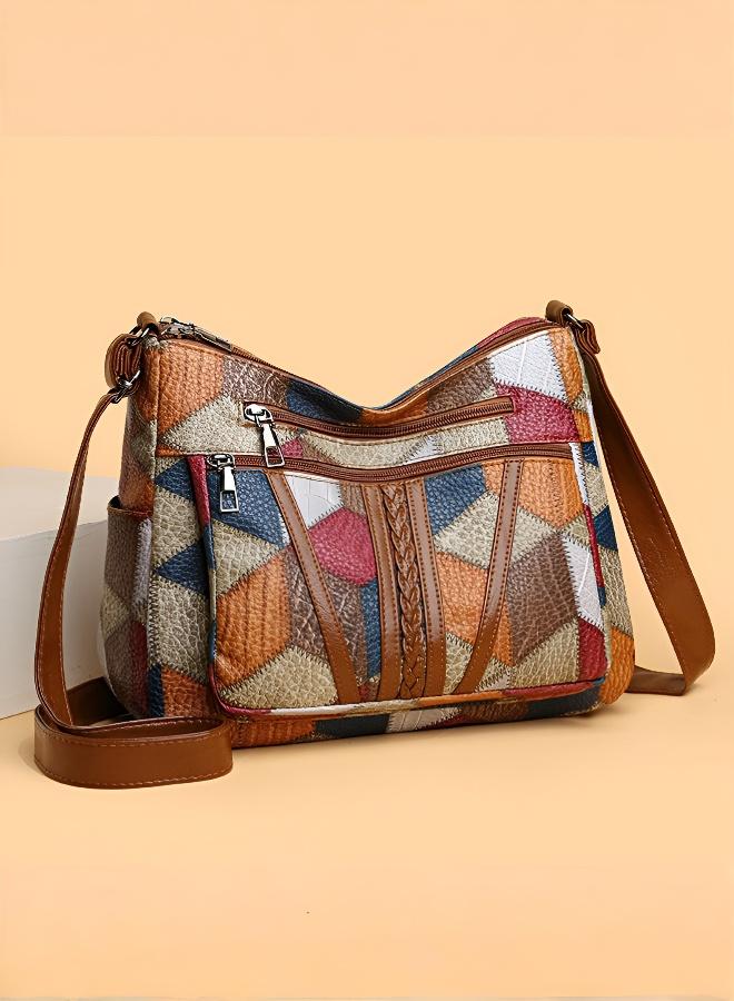 Elegant Women's Shoulder Bag with Spacious Interior - Image 1