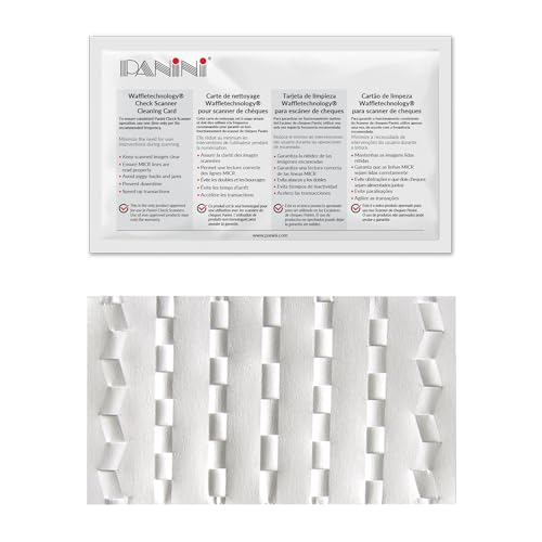 Waffletechnology Panini Check Scanner Cleaning Cards (15) - Image 1