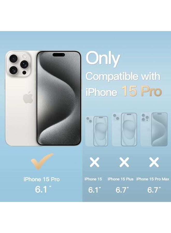 Jetech Case For Iphone 15 Pro 6.1 Inch Soft Tpu Transparent Slim Protective Phone Cover With Shock Absorption Support Wireless Charging Clear - Image 2