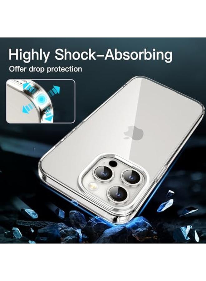 Jetech Case For Iphone 15 Pro 6.1 Inch Soft Tpu Transparent Slim Protective Phone Cover With Shock Absorption Support Wireless Charging Clear - Image 4