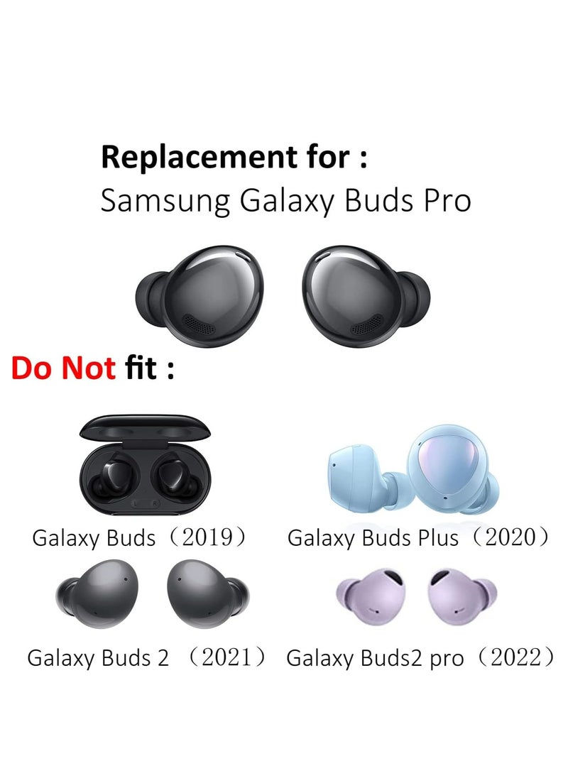 Oasisgalore - Silicone Replacement Tips Earbuds Eartips Set for Samsung Galaxy Buds Pro Headphones，S/M/L 3 Size 6 Pairs - Image 1