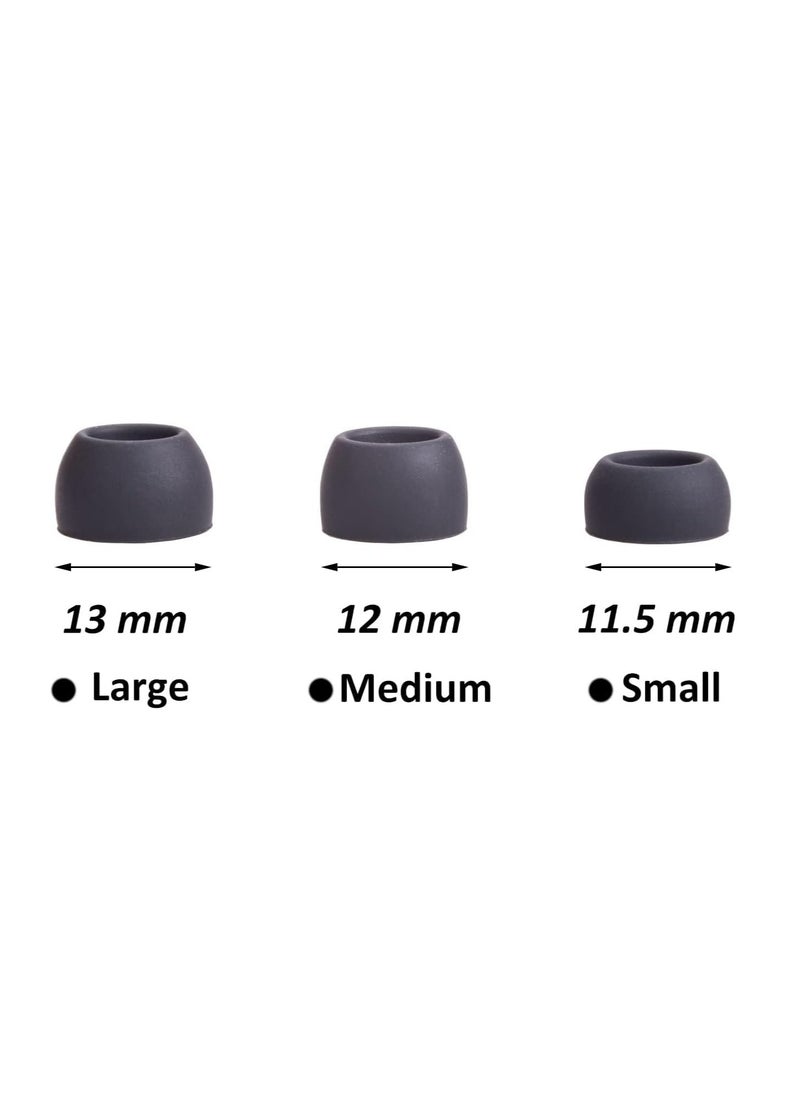 Oasisgalore - Silicone Replacement Tips Earbuds Eartips Set for Samsung Galaxy Buds Pro Headphones，S/M/L 3 Size 6 Pairs - Image 1