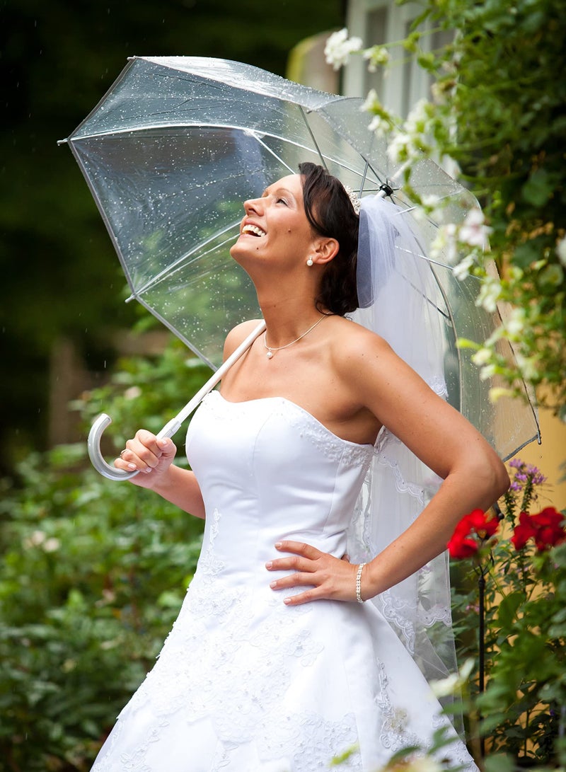 مظلات قابلة للطي مظلة سفر، مظلة شفافة مظلة جيب، حماية محمولة مدمجة، صغيرة خفيفة الوزن مقاومة للماء، مظلة للمطر والشمس مظلة أنيقة شفافة - Image 4