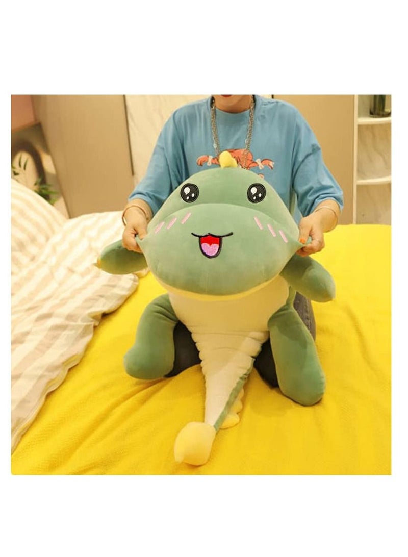 Excefore Dinosaur Plush Hug Pillow, Long Dinosaur Plush Toy, Soft Big Dinosaurs Stuffed Animal Toy, Soft Giant Plush Hugging Pillow, Gift for Kids, Birthday, (80cm/31.49inch, Green)  - Image 5