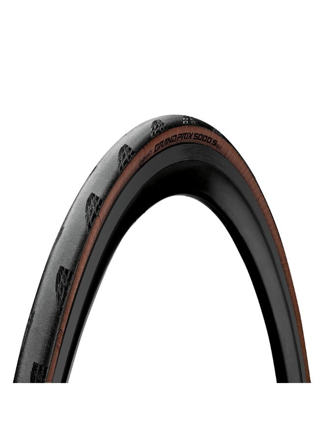 CONTINENTAL 700x25C Tubeless Ready Road Bike Folding Tire 25-622 Performance Racing Bicycle Tyre Black Transparent Sidewall - Image 1