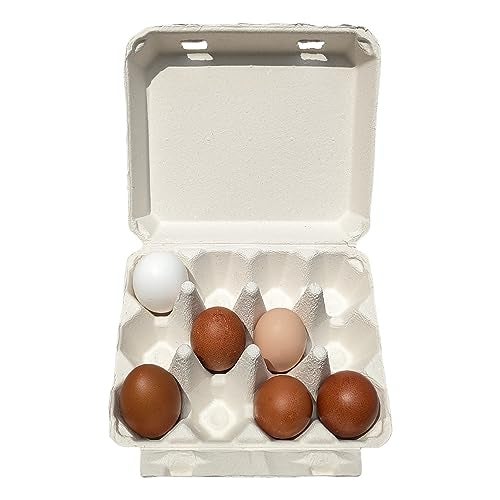Henlay Vintage Egg Cartons for 12 Large Eggs – Classic 3x4 Layout – Durable Recycled Cardboard – Farmhouse Style – Eco-Friendly Packaging - White 25 Pack - Image 2