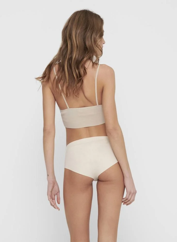 ONLY Onlvicky Rib Seamless Vneck Balconnette