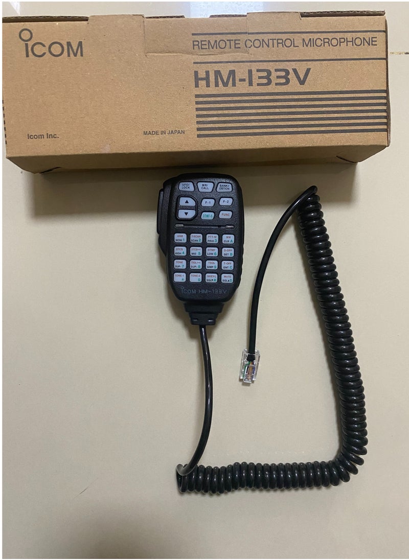 Generic - ICOM MICROPHONE HM-133V Ham Radio Microphone Handheld Microphone - Image 1