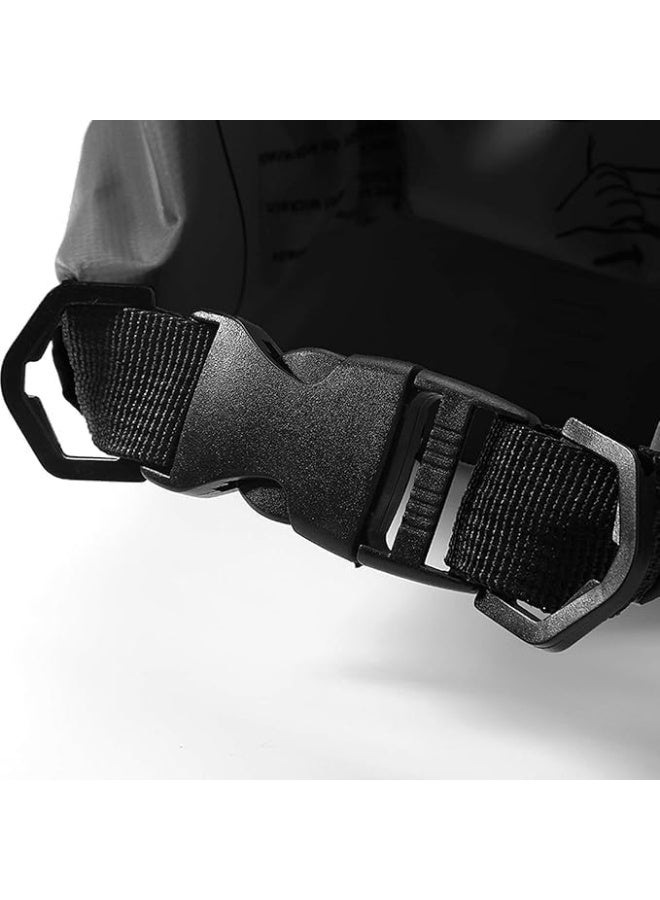 أوشن باك حقيبة الجافة المقاومة للماء للسفر والشاطئ والرياضات الخارجية، حقيبة متينة قابلة للطي مقاومة للماء للسباحة والتجديف والتخييم، حقيبة مقاومة للماء للقوارب والمشي لمسافات طويلة، حقيبة تخزين معدات مانعة للتسرب (10 لترات) - Image 3