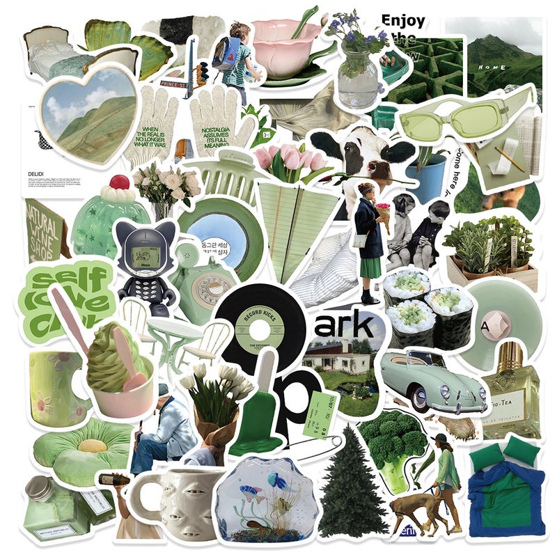 Premium Doodle Stickers 50-373pcs Waterproof TT202-62 sheets/bag 