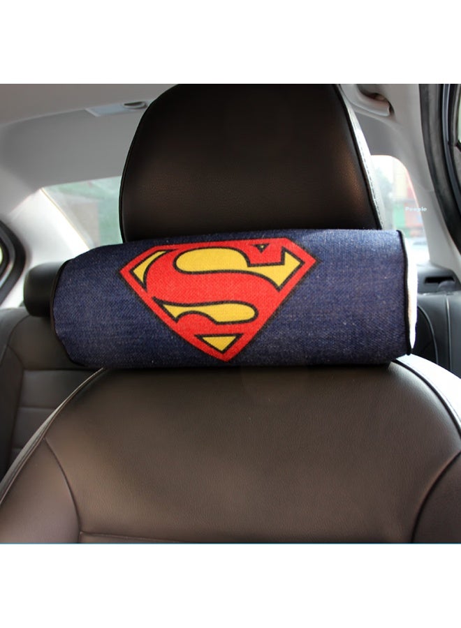 DiGallen Digalun Car Headrest Neck Pillow, Creative Cartoon Design, Space Memory Foam Driving Cushion, Car Interior Decoration, Little Monster - Image 2