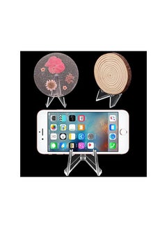 The Bros 36 Pack Mini Clear Acrylic Easel Display Stands for Sports Cards, Coins, & More  - Image 5