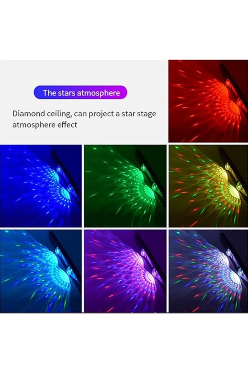 Generic USB LED Car Roof Star Light – Wireless Interior Ambient Lamp with Multiple Modes & Remote Control  - Image 5