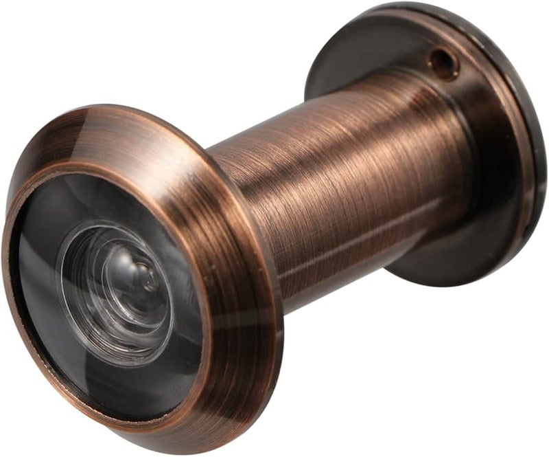 Veemoon Bronze Red Door Peephole Camera Large Viewing Angle Security Viewer With Cover - Image 1