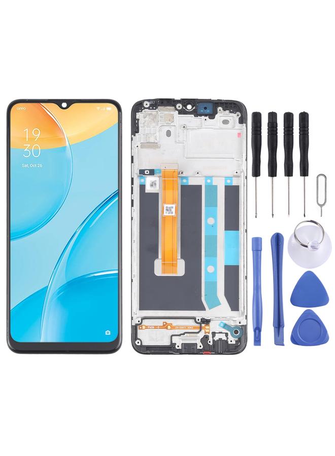 erorex Replacement Original LCD Screen and Digitizer Full Assembly With Frame for OPPO A15 / A15S / A35 / A16K CPH2185 CPH2179 PEHM00 - Image 1