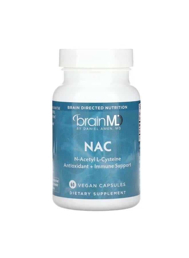 BRAINMD NAC  60 Vegan Capsules - Image 1