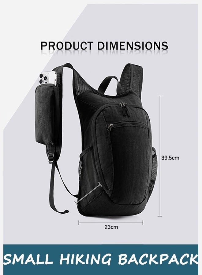 Arabest 10L Small Hiking Backpack for Men Women Travel Daypack with Chest Strap lightweight backpacks mini backpack for Camping Cycling Travel Outdoor - Image 2