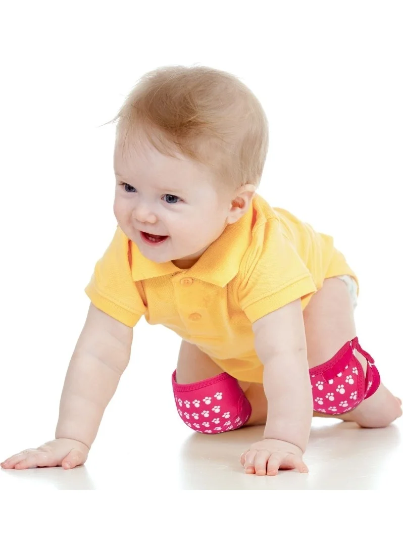 Sevi Bebe Supported Baby Crawling Knee Pad ART-129 Pink