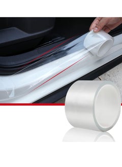 RATSAW Automotive Wrap Film Anti-Collision Car Door Edge Guard Waterproof Car Door Sill Protector Automotive Sill Protector Anti-Scratch Car Protector Tape Fits for Most Car length 5M Wide 7CM Transparent  - Image 1