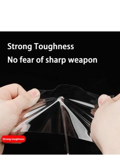 RATSAW Automotive Wrap Film Anti-Collision Car Door Edge Guard Waterproof Car Door Sill Protector Automotive Sill Protector Anti-Scratch Car Protector Tape Fits for Most Car length 5M Wide 7CM Transparent  - Image 3