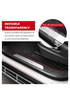 RATSAW Automotive Wrap Film Anti-Collision Car Door Edge Guard Waterproof Car Door Sill Protector Automotive Sill Protector Anti-Scratch Car Protector Tape Fits for Most Car length 5M Wide 7CM Transparent  - Image 4