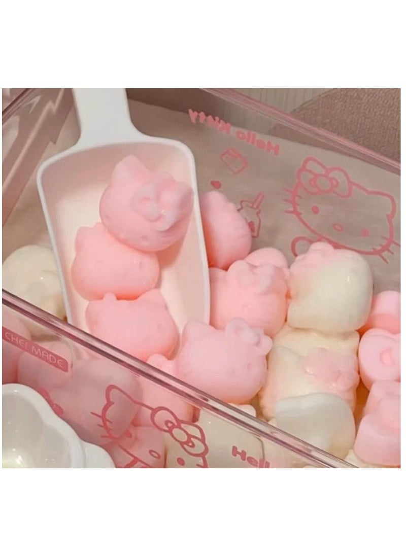 هالو كيتي - قالب كوكي من السيليكون لرقائق الشوكولاتة من Hello Kitty لكعكة جيلي أسطوانية دائرية - Image 1