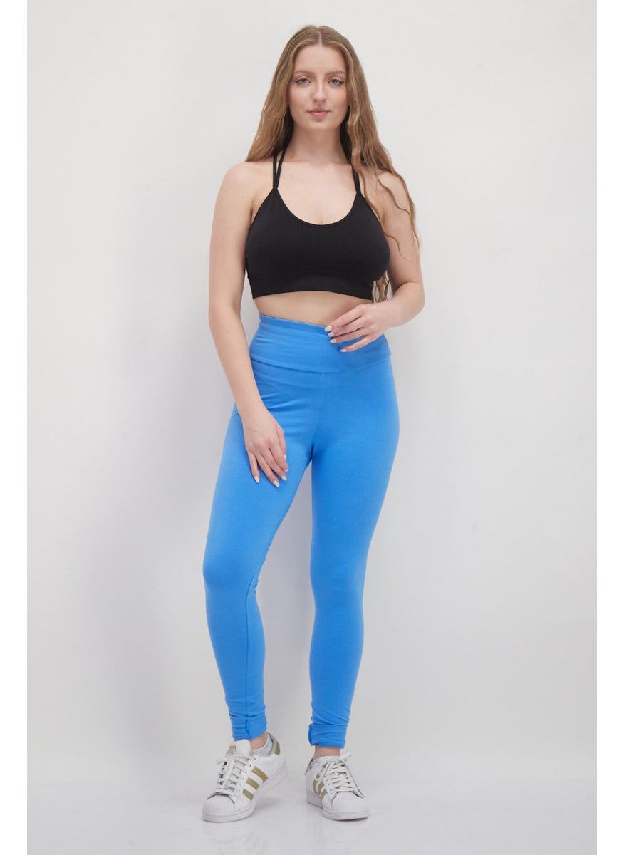 adidas Originals Women Sportswear Fit Training Leggings, Blue  - Image 2