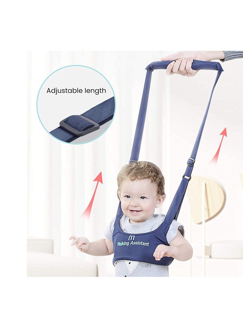 Baby Walker Toddler Walking Harness, Adjustable Baby Walking Wings Learn to Walk Assistant Baby Walker Protective Belt, Safe Standing Walk Tool-Help Baby Keep Balance Walk(Navy Blue)  - Image 2