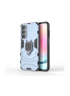 Generic Rotating Ring Holder | Military Grade Armor | Bumper Back Cover for Samsung Galaxy A24 / A25 5G (Blue)  - Image 1