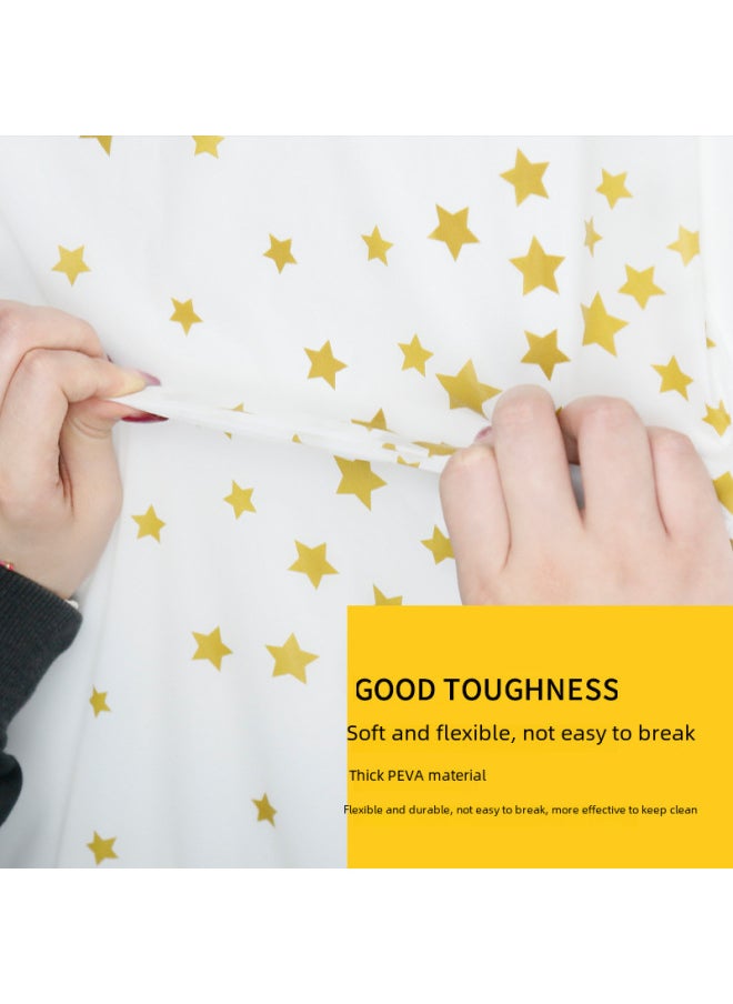 Generic Thickened Disposable Peva Tablecloth Waterproof Star Dot Design Suitable For Birthday Wedding Party Table Protector-Color:Foundation Gold Dots-Specifications:137*274cm  - Image 5