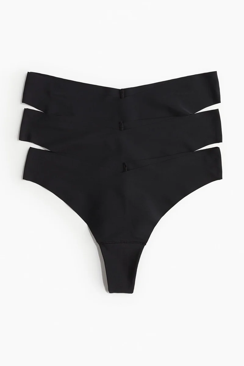 H&M 3-pack invisible Brazilian briefs