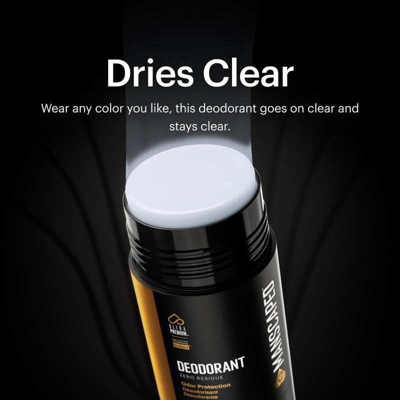 manscaped مزيل العرق الفاخر من مانسكيبيد®، تركيبة خالية من الألمنيوم، ناعمة ومريحة مع عطر بجودة الكولون، لحماية من رائحة الإبط، 2.65 أونصة (عبوتان)  - Image 3