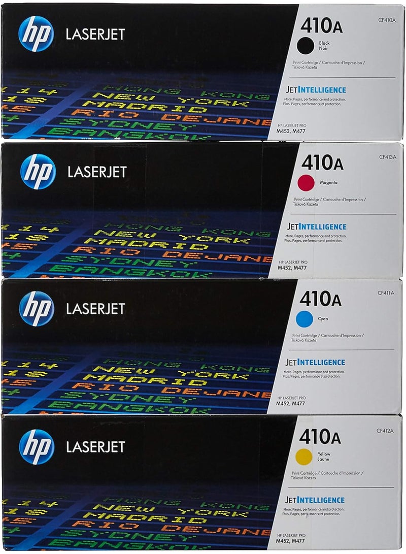 HP Toner HP 410A Original LaserJet Toner Cartridge | Compatible with HP Color LaserJet Pro M452 & M477 Series Printers | High Quality Laser Printing Cartridge - Image 1