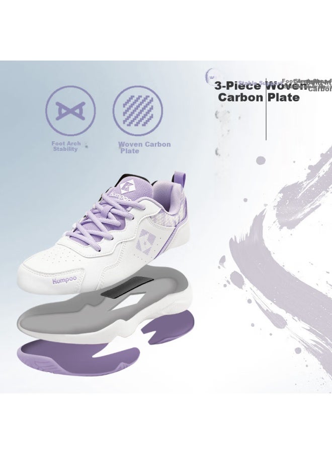 Kumpoo New Badminton Shoes Luying D21 Breathable Non-slip Wear-resistant Xunfeng Professional Sports Shoes White/purple Size 36 - Image 2