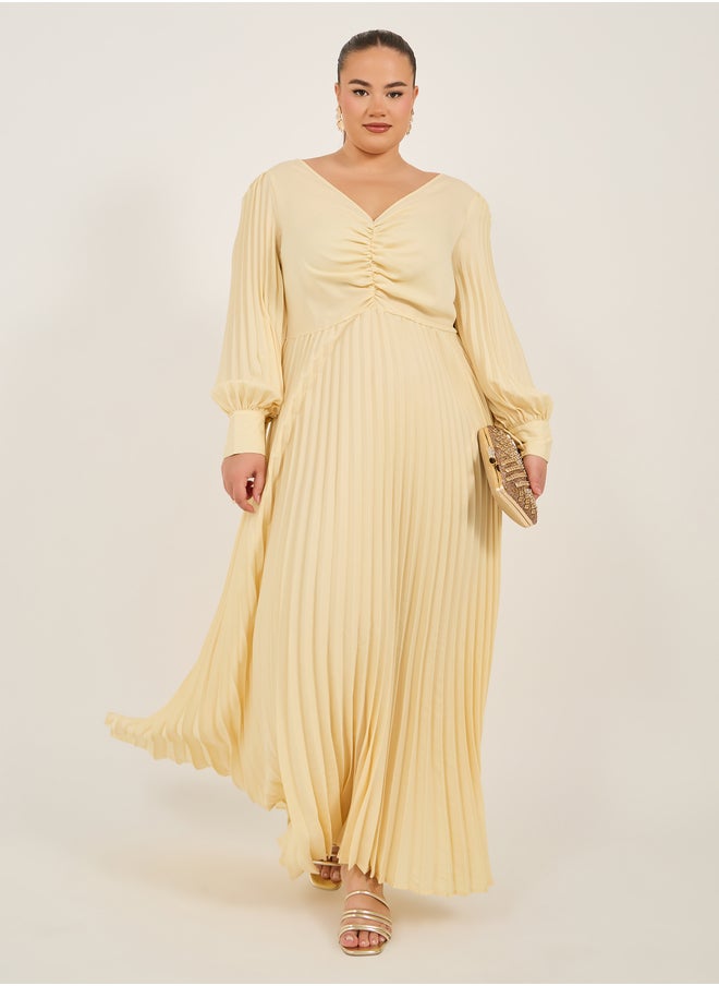 Styli Pleated Chiffon Dress  - Image 1