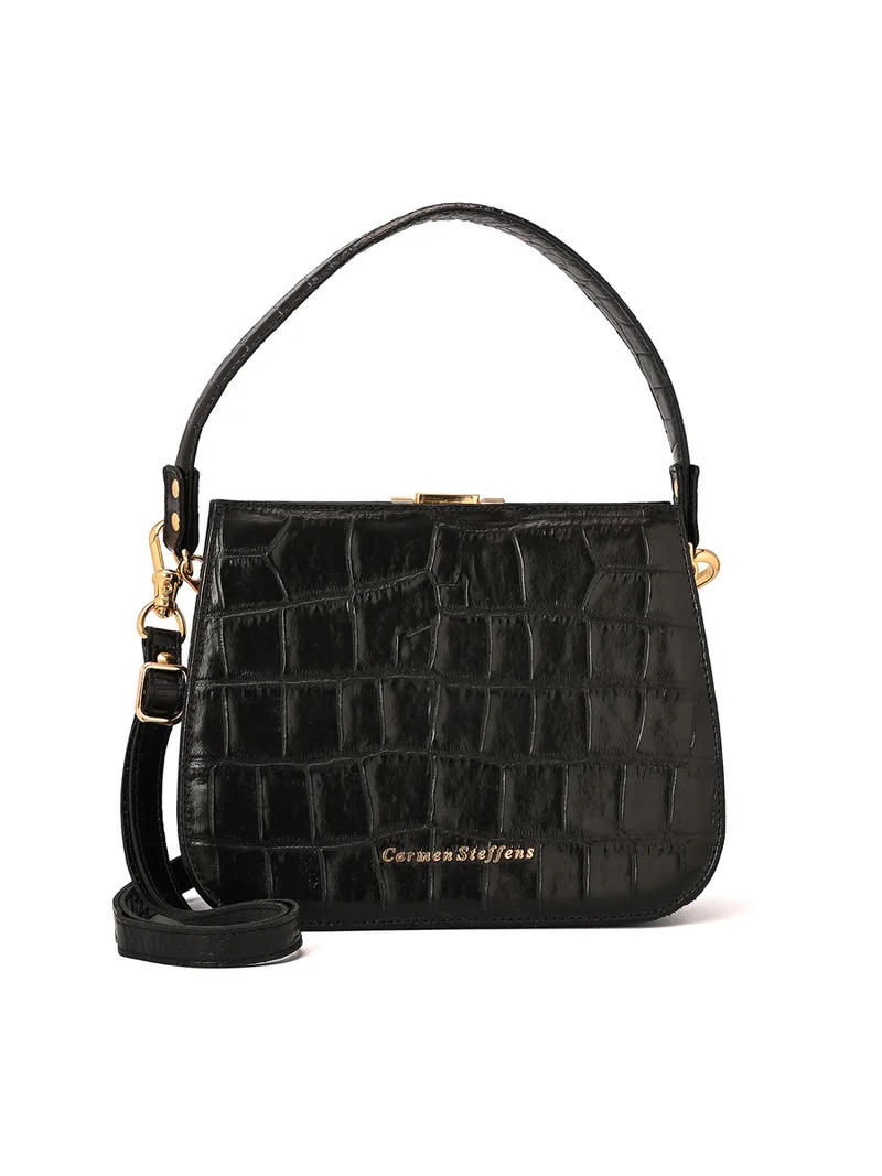 كارمن ستيفنز حقيبة سوداء كلاسيكية