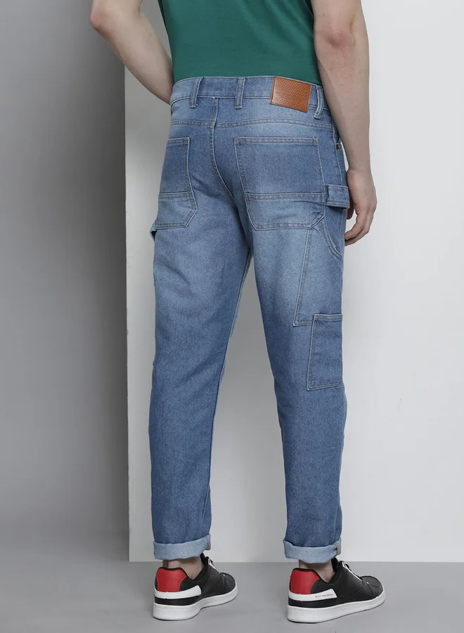 The Indian Garage Co  Men Cargo Pocket Carpenter Jeans for Men | Best Price UAE