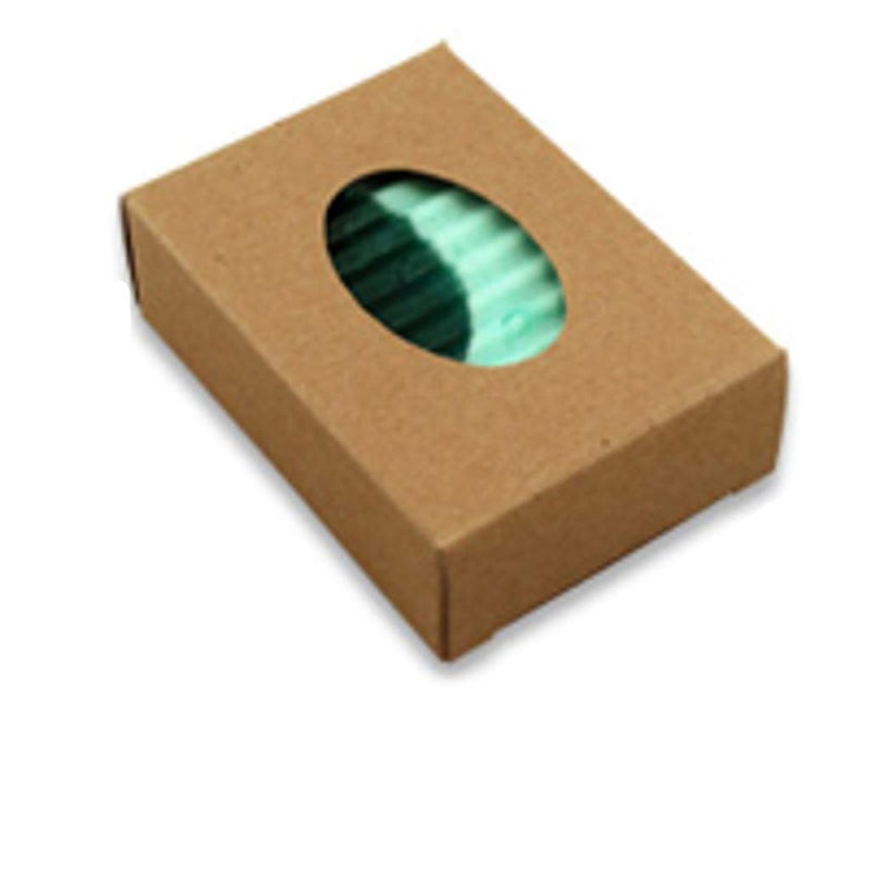 50 CYP Kraft Oval Window Soap Box  Homemade Soap Packaging  Soap Making Supplies  100 Recycled Materials  Made in USA 50 Pack